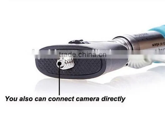 2016 popular fashion selfie stick for mobile phone D09 wireless monopod selfie stick with mirror