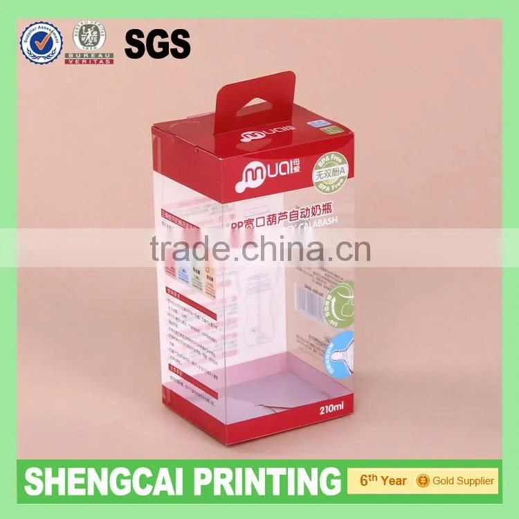 Custom printed pvc clear box