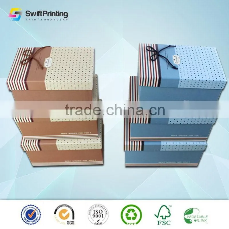 Top grade new coming colorful printing cardboard box