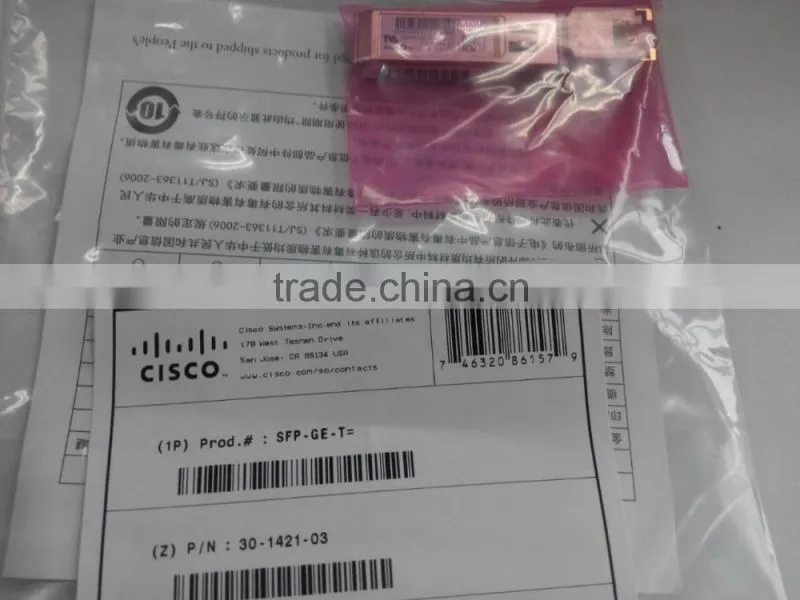 100% compatible Cisco gigabit sfp-GLC-T 1000BASE ,GLC-T copper sfp module