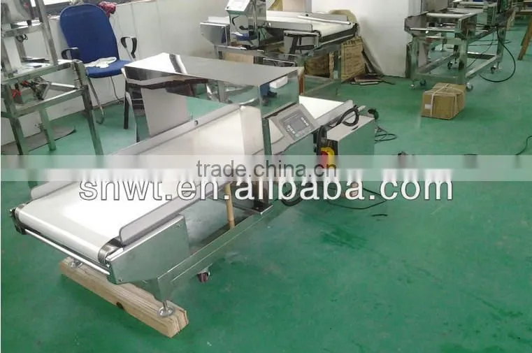 Conveyor belt metal detector for food, chinese food metal detector with high sensitive