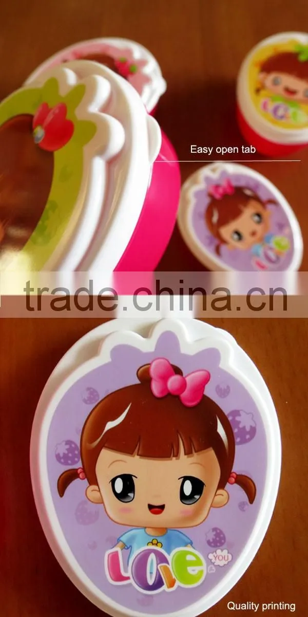 Gift Idea Sweet girl stackable&nestable plastic snack box set