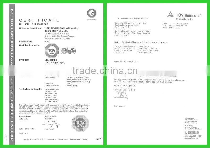 hot LED tungste filament candle led bulb C35 2W manufacturer in jiaxing