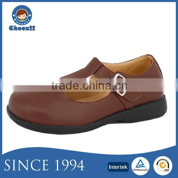 Fitkids Original Manufacturer New Style Leather School Shoes for Kids