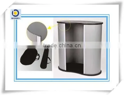 Popular style custom promotor desk, portable folding promotion counter