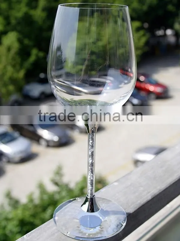 Wholesale top quality elegant import drinks, silver foil,aluminium foil paper neck of glass shopping