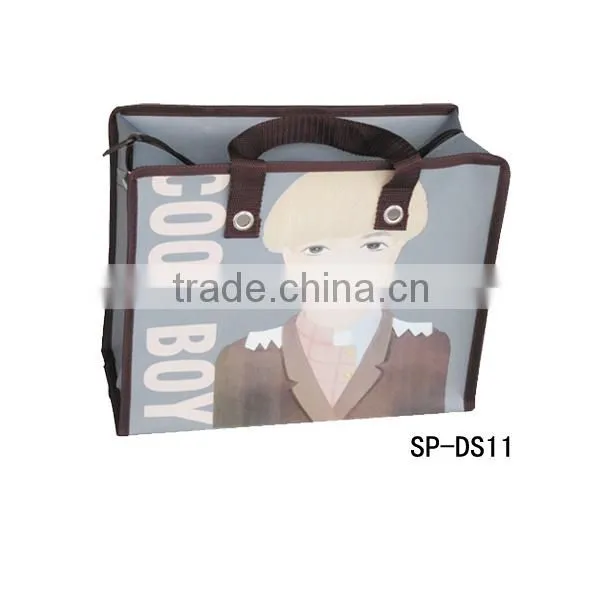 2016 New PP Non Woven Plastic Women Waterproof Shopping Bags Factory SP-DS