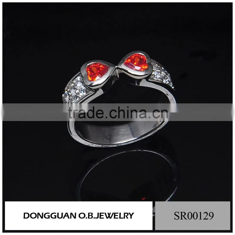 New Arrival Rings Jewelry /Colorful Flower Ring For Women/Stainless Steel Ring Design