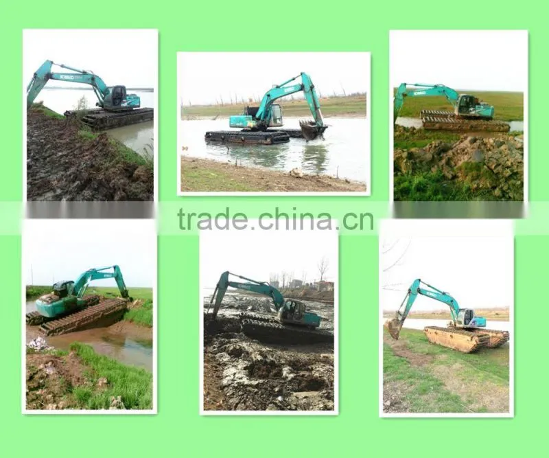 Chinese cheap MAX200PU Floating Track Undercarriage for AMPHIBIOUS EXCAVATOR , Suitable to 20 to 23Ton Class Excavator