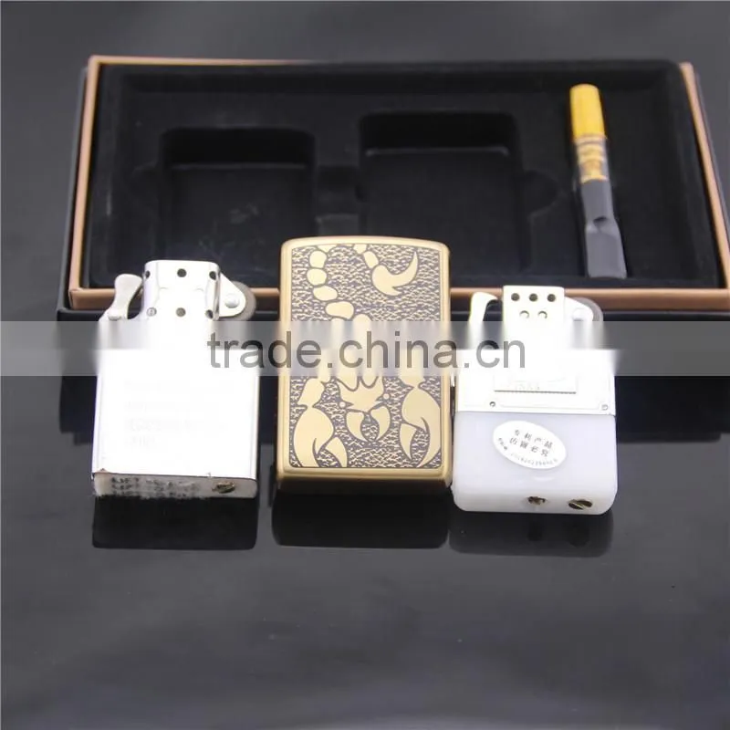 Dual suit black ice machine + love notes gas lighter kerosene machine three-piece