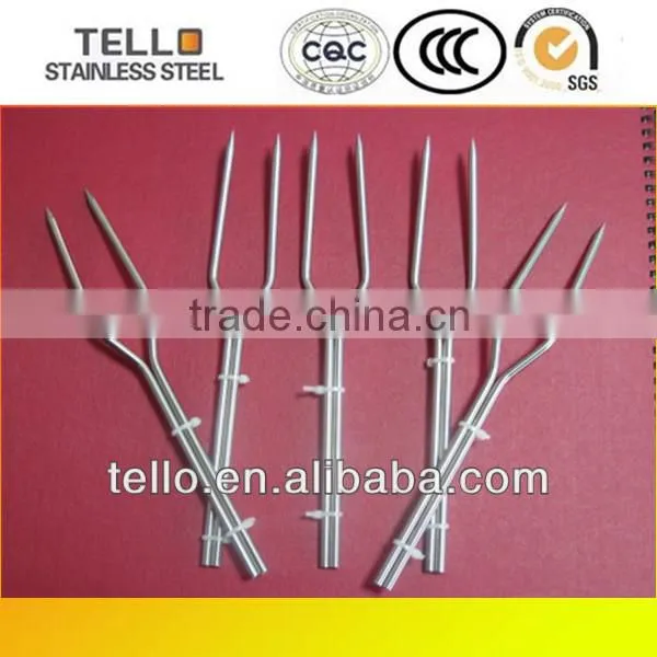 stainless steel fork made by pipe