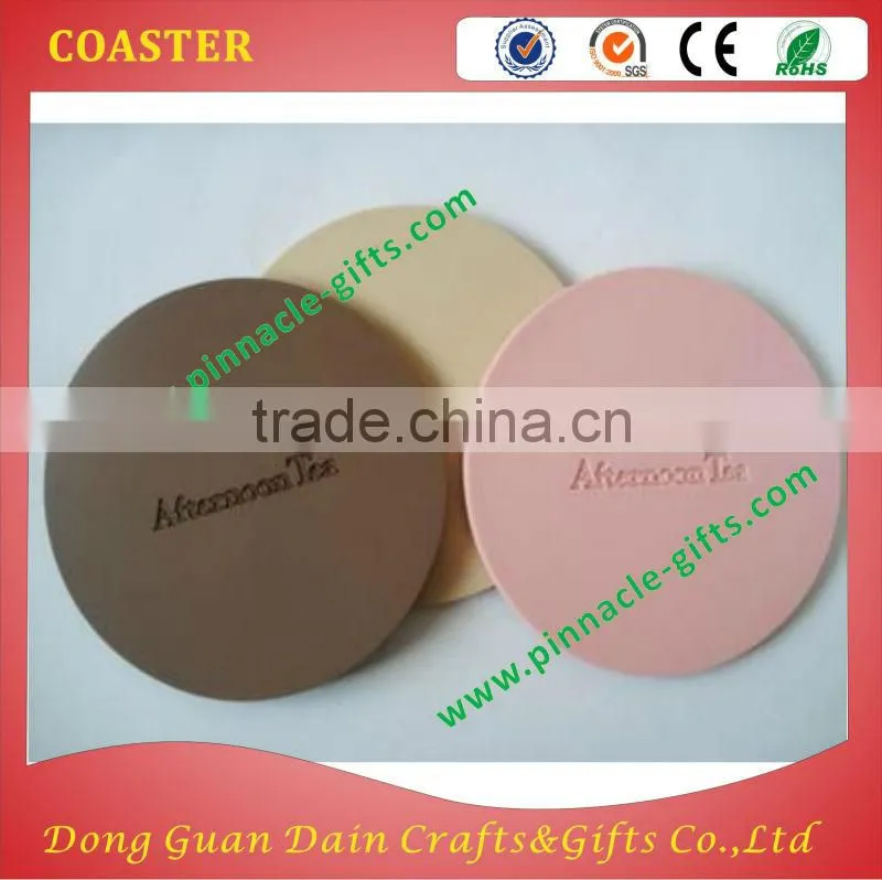 promotion custom printed drinking Good Quality Debossed silicone or PVC