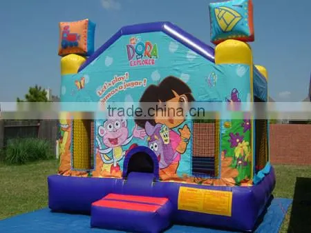 dora explorer moonwalk, Dora theme inflatable bounce house
