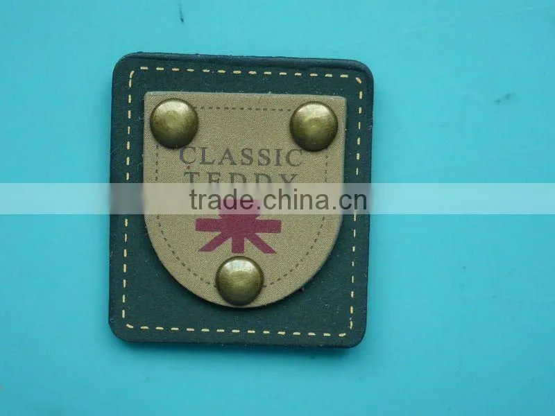 leather hang tag