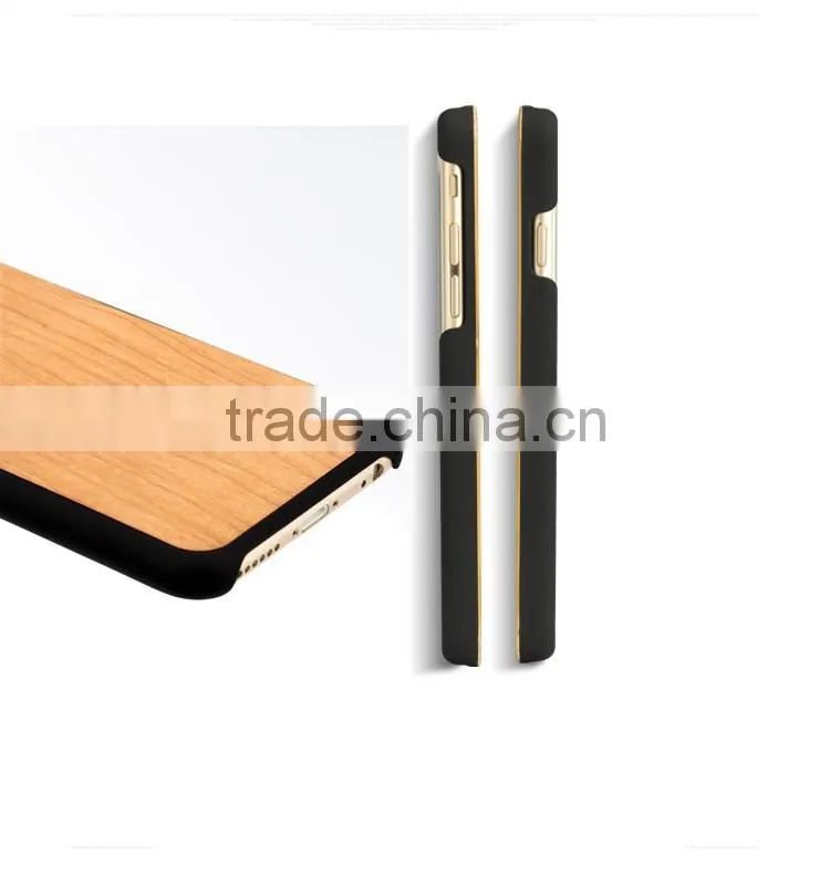 Wholesale Phone Case Made of Cherry wood and PC Cell Cover for IPhone 6s