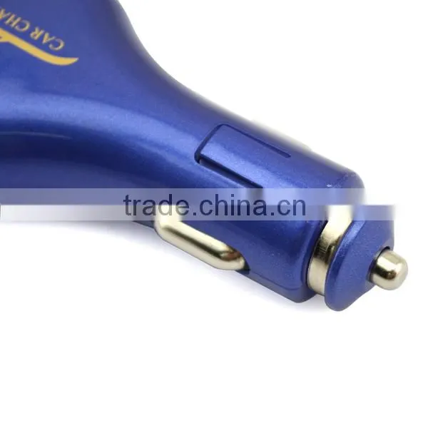 Upscale 3.1a car charger with retractable micro usb cable