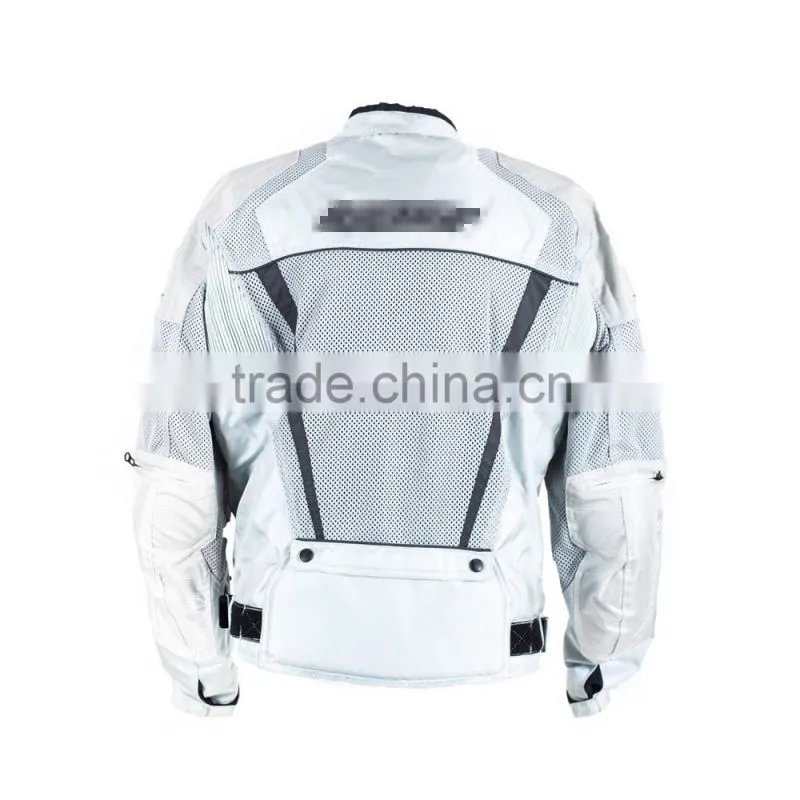 high quality men's hardmesh motorcycle jacket factory