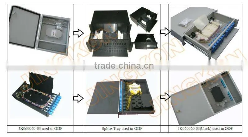 12 Cores Optical Fiber Splice Fusion Tray