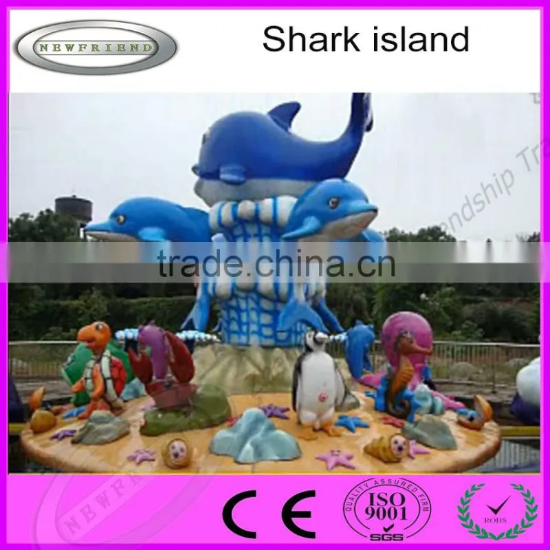 Manufacturer China Amusement Rides Water Kids Game Fight Shark Island For Sale