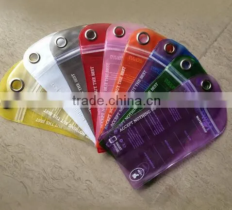 Wholesale Eco-Friendly pvc waterproof mobile bag for iphone 6
