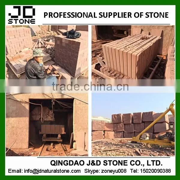 cheap red sandstone blocks for sale
