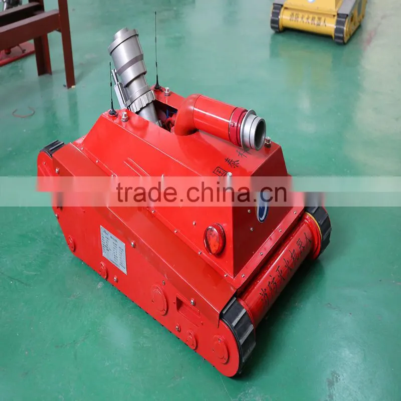 Remote control crawler-type fire extinguishing robot