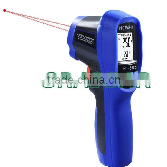 2 in 1 laser infrared thermometer HT-8962 K type thermocouple temperature measurement
