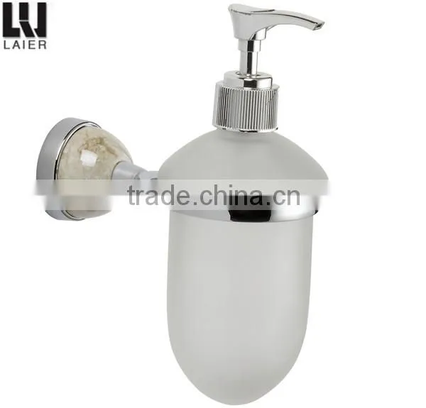 chrome ceramic bathroom accessories set soap dispenser 2438A