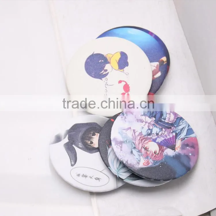 Custom tinplate badge button