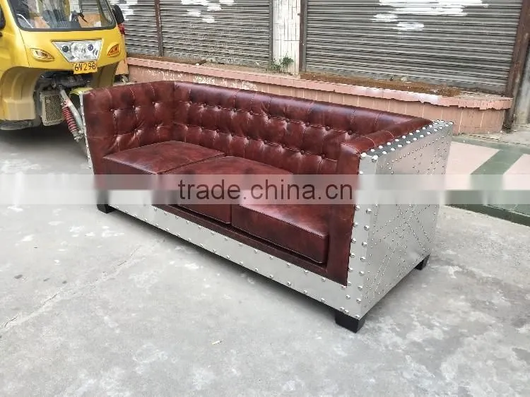 Aluminium Sheet 3 seater sofa