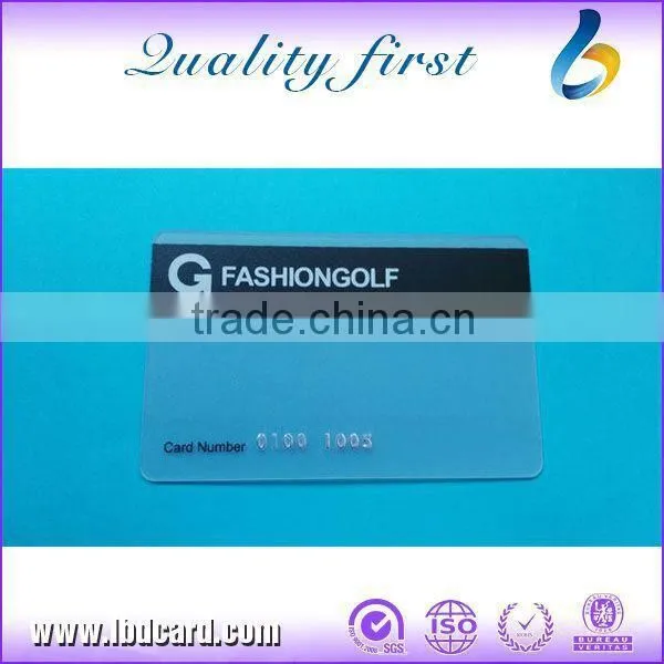 Low Price Ntag216 Transparent RFID Cards