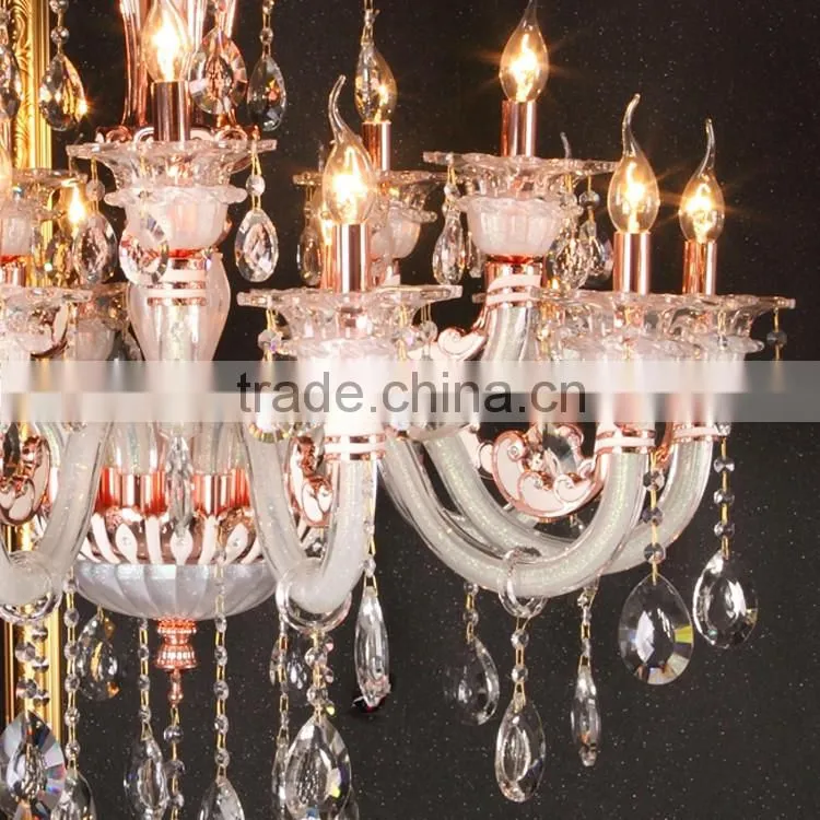 Vintage zinc alloy & glass bowl chandelier & pendant lighting