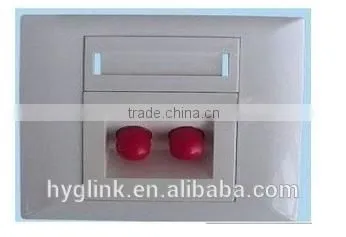 Fiber optic parts of 2 port SC FTTH fiber optic socket panel