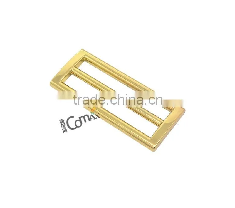 Gold Tri-Glide Adjustable Metal Buckle For Handbags