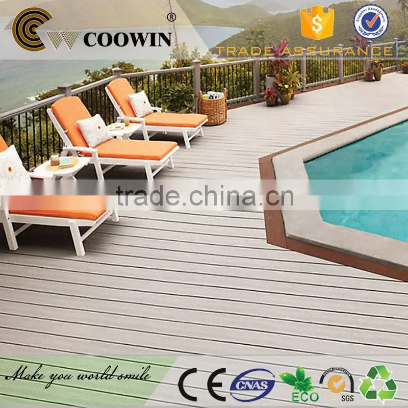 wpc manufacturer motorcycle garage decoration wood villa teak house solid composite decking wood plastic flooring