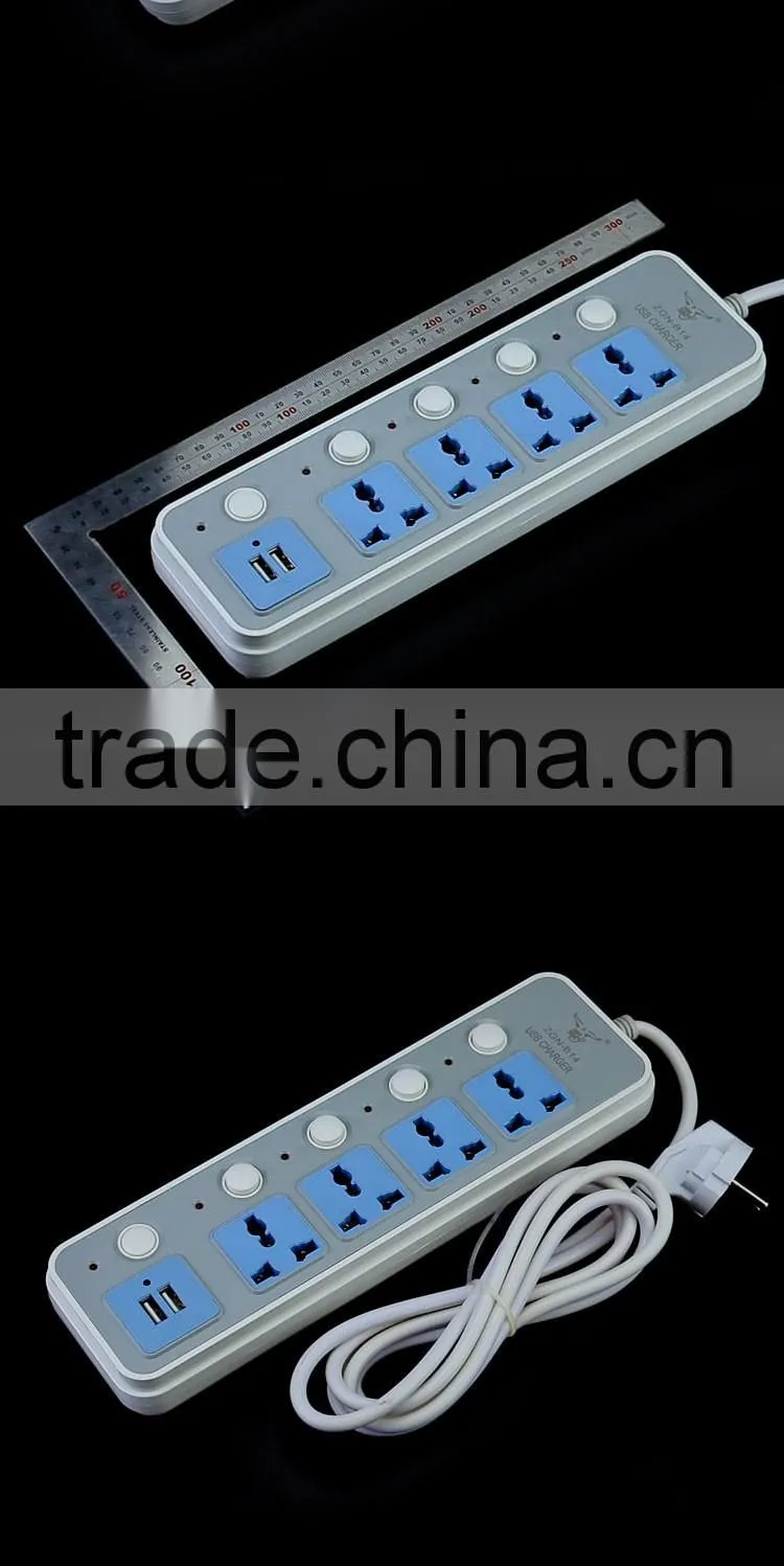 best smart india usb power strip with usb 5 independent buttons and lights