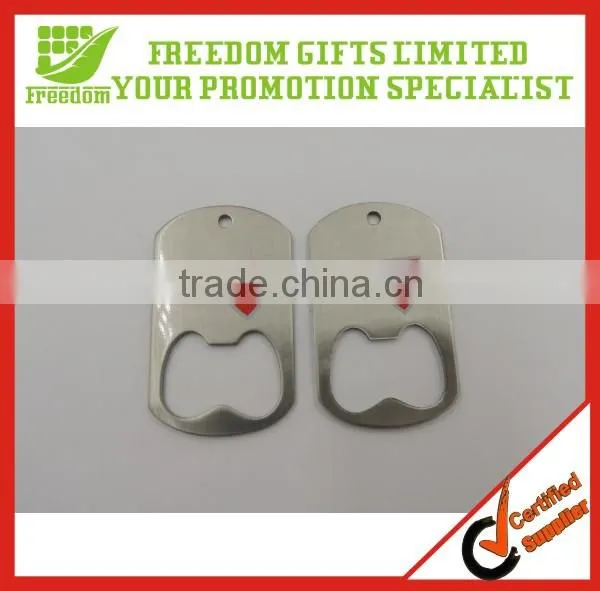 Metal Flat Keychain Custom Aluminum Bottle Opener