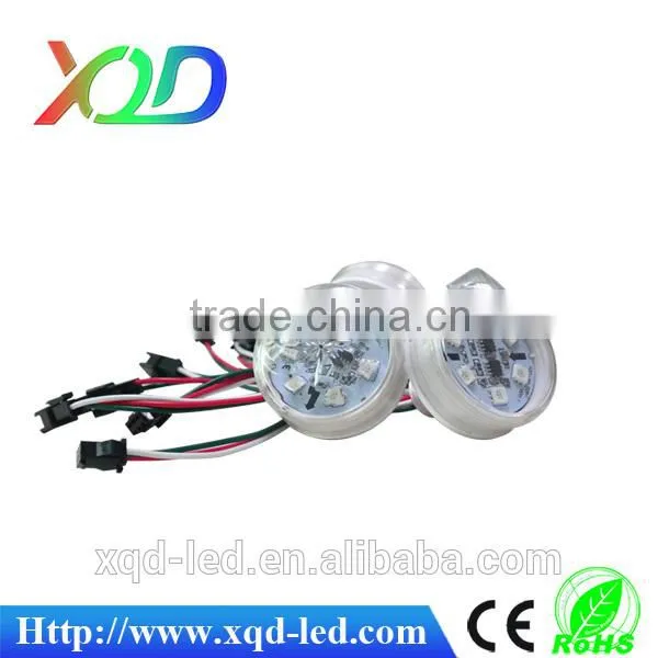 auto controller led point light 8205ic pixels 48mm 6leds smd 5050 rgb chip