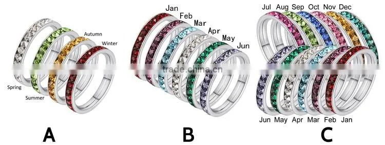 wedding ring philippines, ring set, wedding ring sets for June birthstones rings with stainless steel
