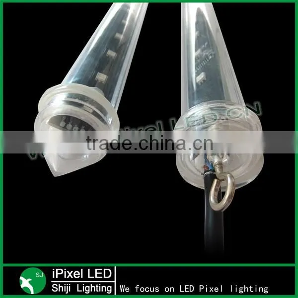 3d dmx led meteor light, dmx meteor tube for nighclube