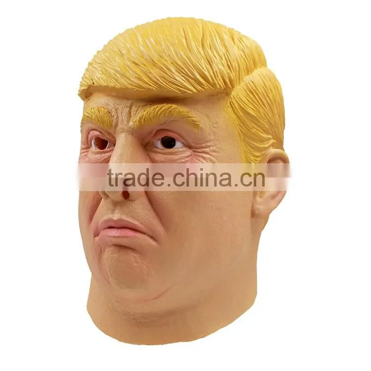 2016 Donald Trump Realistic Man Costume Face Crossdresser Latex Mask