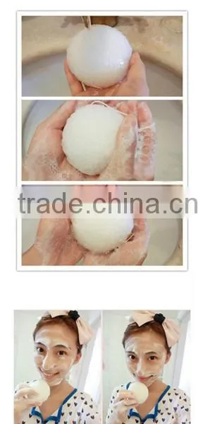 charcoal konjac sponge face cleaning and massaging konjac sponge
