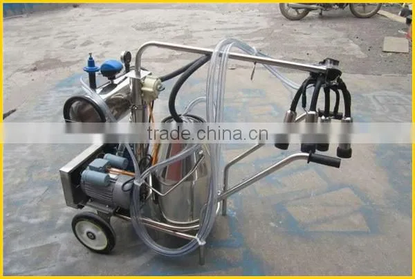 KLN brand milking machine for cow with vacuum pump new style +86-13792190382