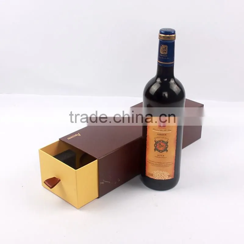 Custom made wine glass gift paper box storage