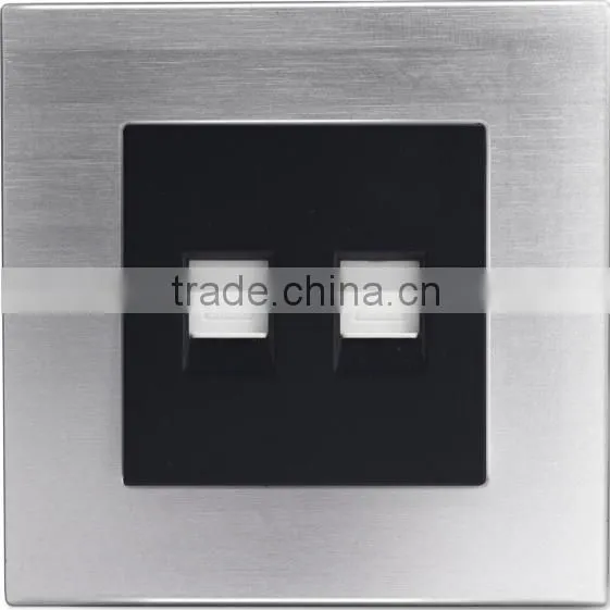 2016 new design IVOR aluminum silver material tv RJ45 computer switch