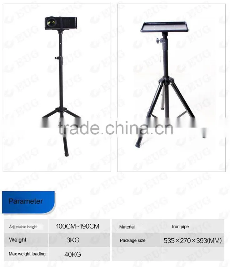 Projector Presentation round/square black Stand with fast delivery time