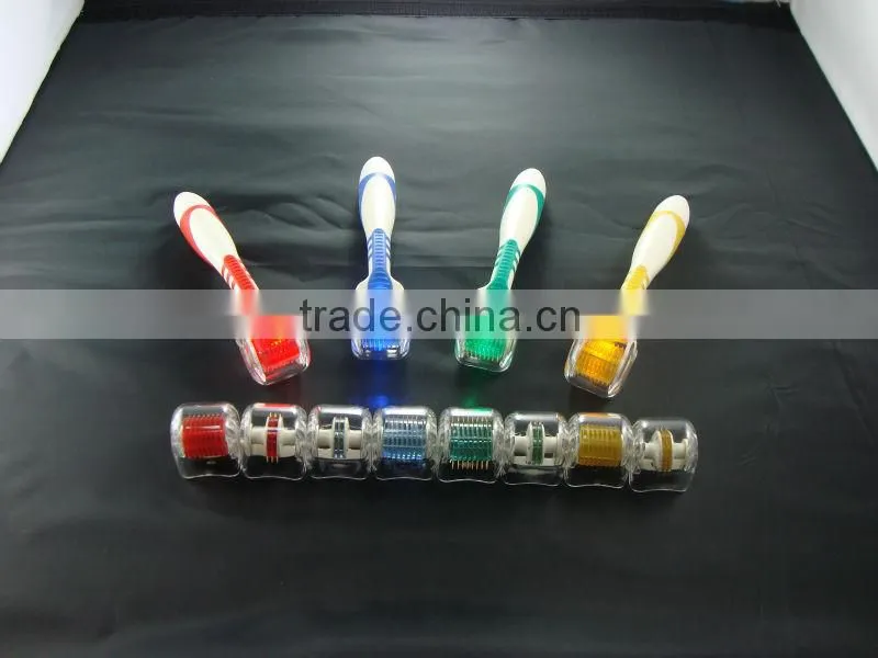 Photon LED derma rollers 540 needles replaceable heads LED Dermaroller (FB-L001)