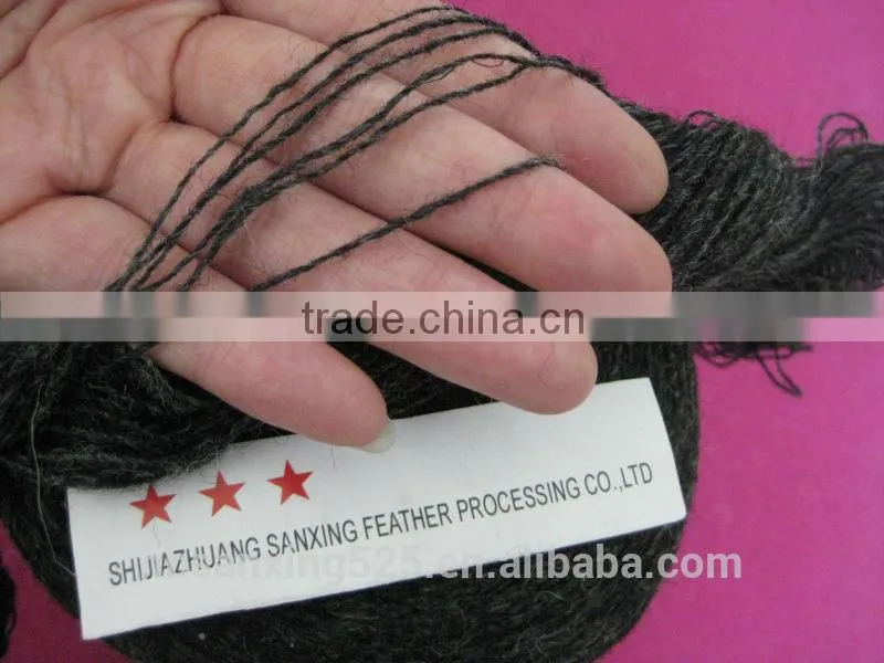 100% dyed wool yarn for making socks, raw white or dyed colors