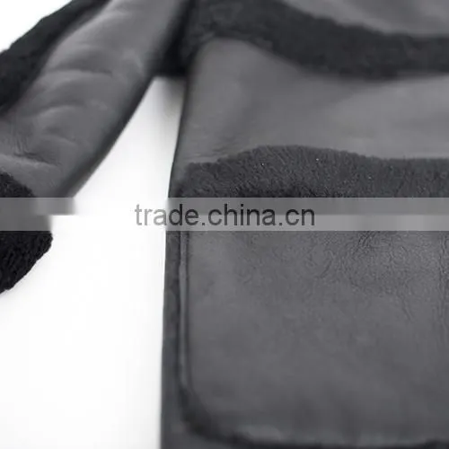 High quality women's fashion sheepskin coat with pockets