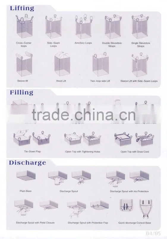 wood pellets big bags/pp big bag